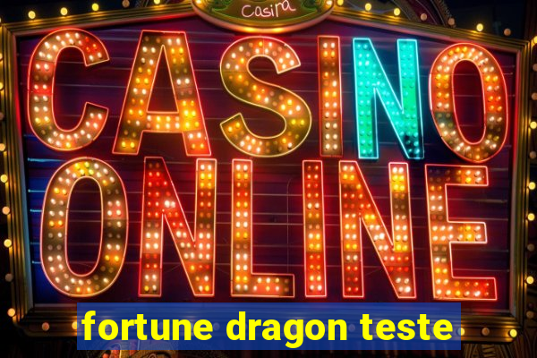 fortune dragon teste