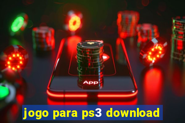 jogo para ps3 download