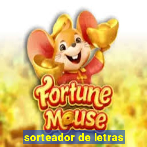 sorteador de letras