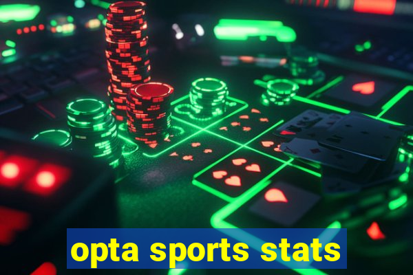 opta sports stats