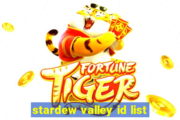 stardew valley id list