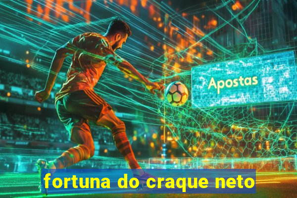 fortuna do craque neto