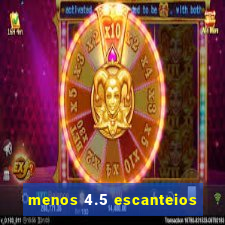 menos 4.5 escanteios