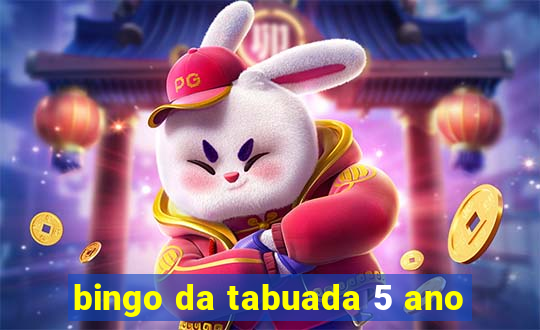 bingo da tabuada 5 ano