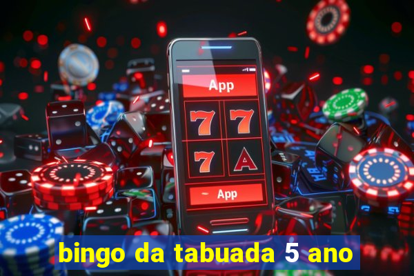 bingo da tabuada 5 ano