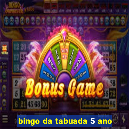 bingo da tabuada 5 ano