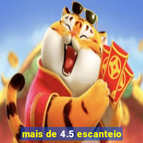 mais de 4.5 escanteio