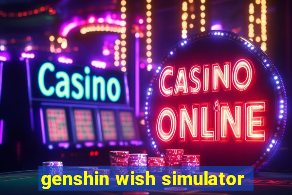 genshin wish simulator