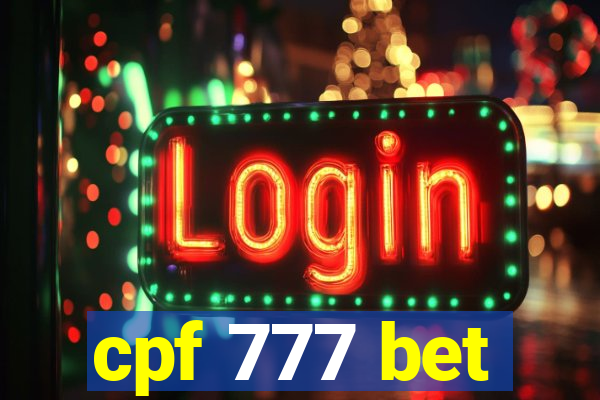 cpf 777 bet