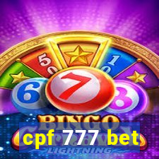 cpf 777 bet