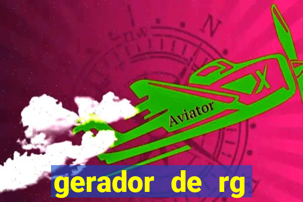 gerador de rg frente e verso