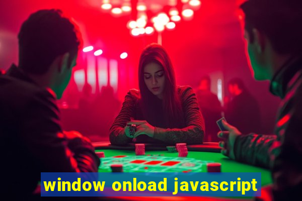 window onload javascript