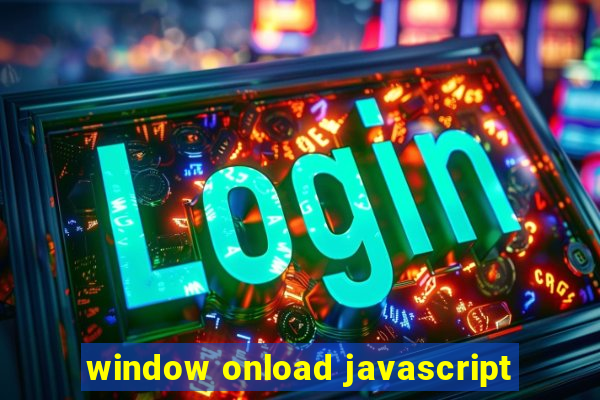 window onload javascript