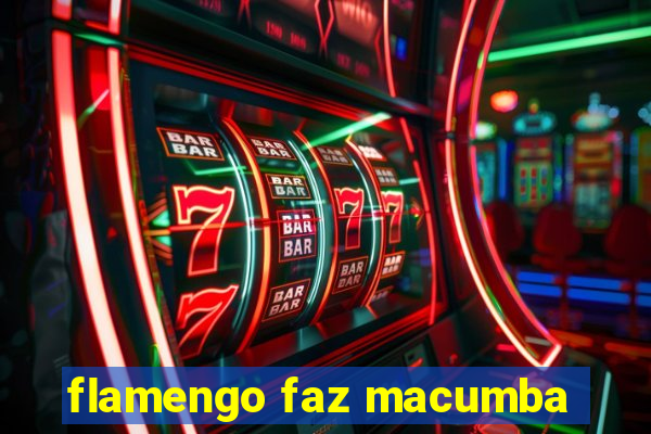 flamengo faz macumba