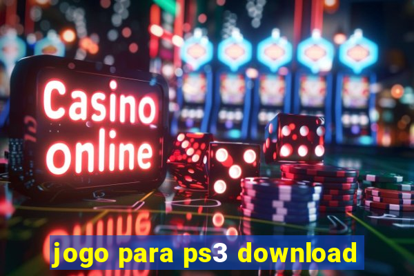 jogo para ps3 download