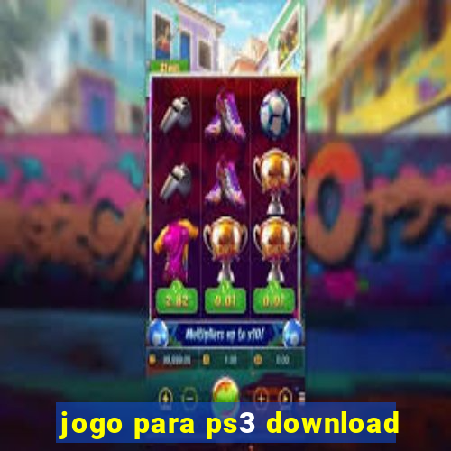 jogo para ps3 download