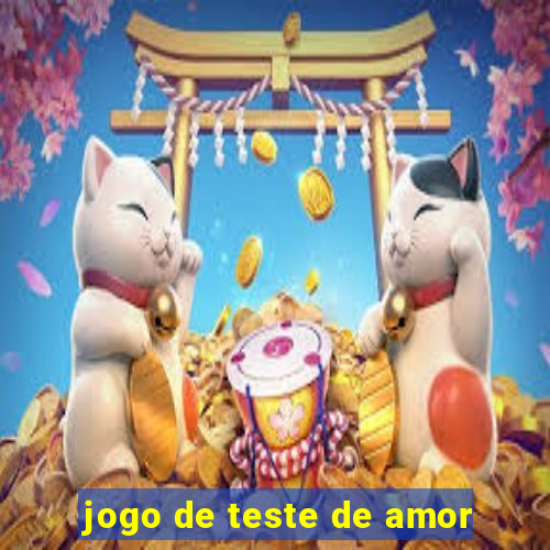 jogo de teste de amor