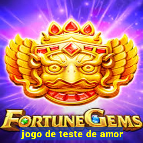 jogo de teste de amor