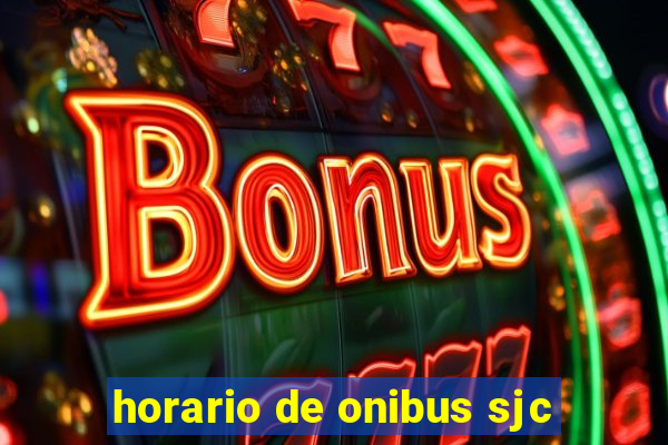 horario de onibus sjc