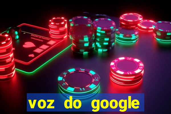 voz do google tradutor homem