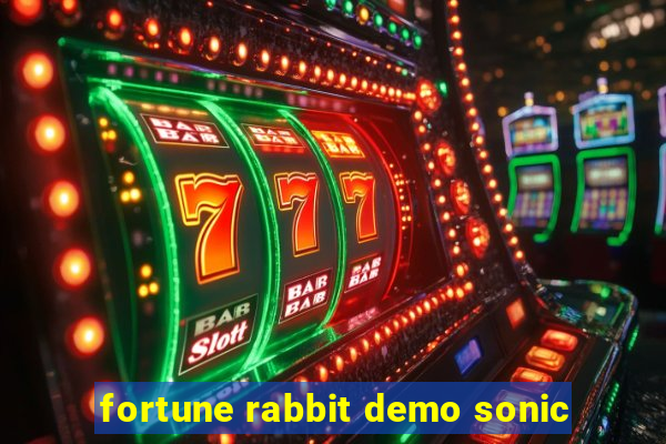 fortune rabbit demo sonic