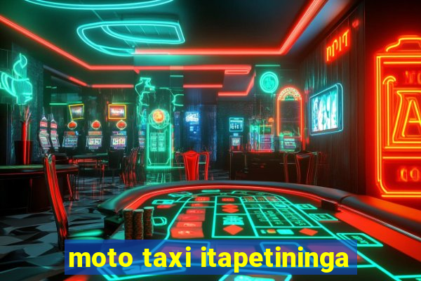 moto taxi itapetininga