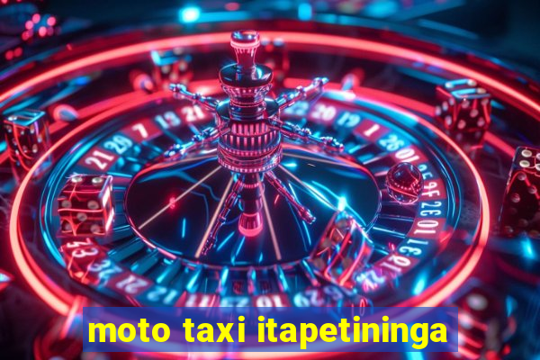 moto taxi itapetininga