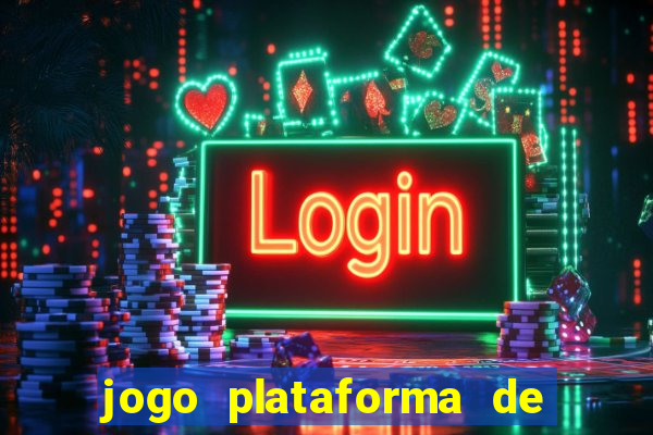 jogo plataforma de 3 reais