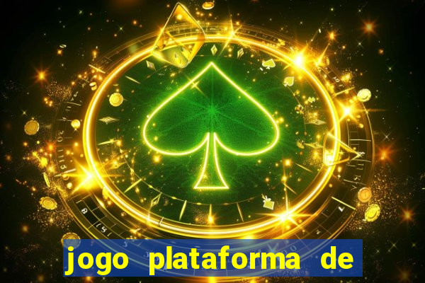 jogo plataforma de 3 reais