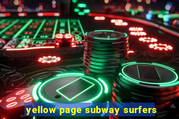 yellow page subway surfers