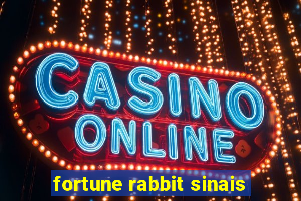 fortune rabbit sinais