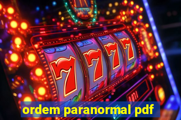 ordem paranormal pdf