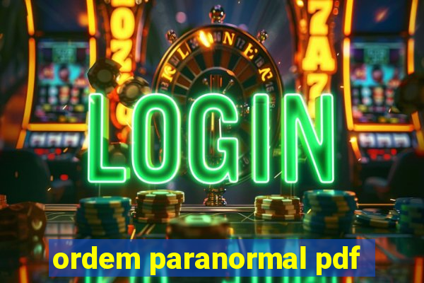 ordem paranormal pdf