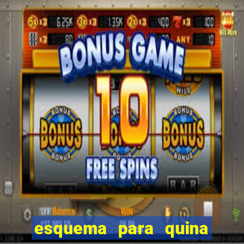 esquema para quina com 20 dezenas