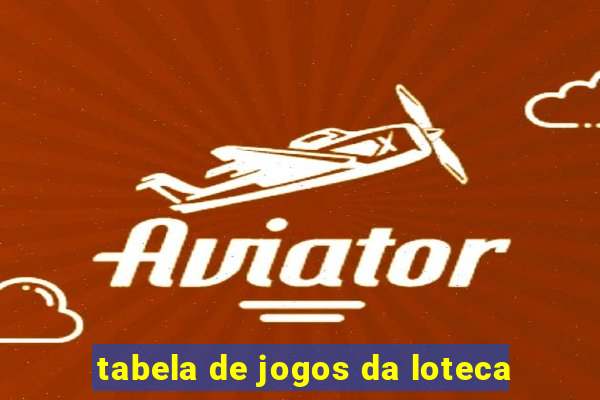 tabela de jogos da loteca