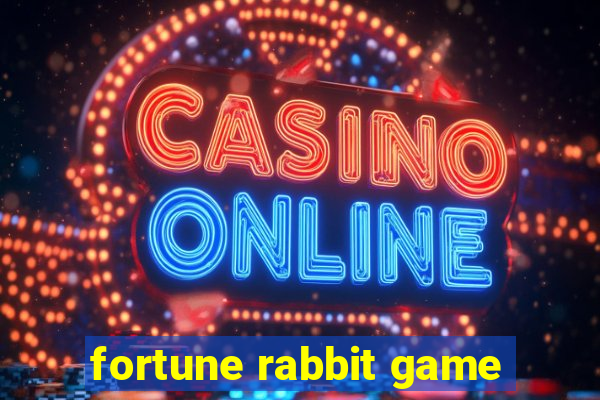 fortune rabbit game