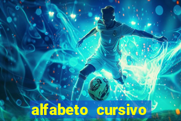 alfabeto cursivo para treinar caligrafia