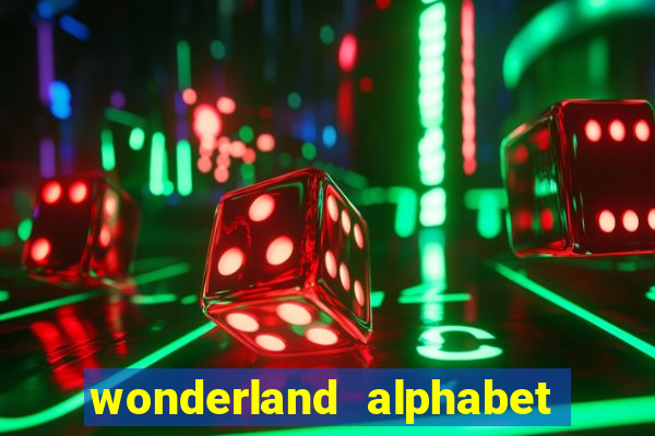 wonderland alphabet comic studio