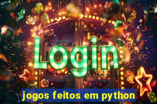 jogos feitos em python