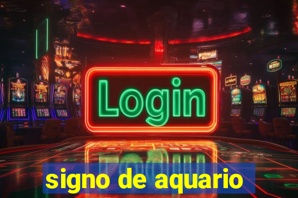 signo de aquario