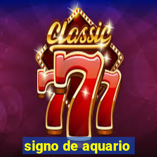 signo de aquario