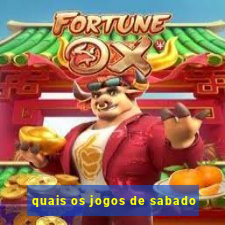 quais os jogos de sabado