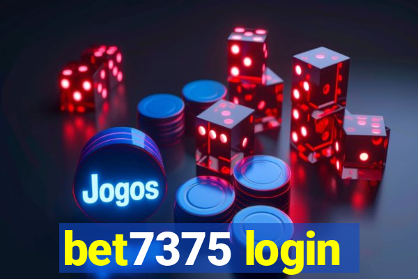 bet7375 login