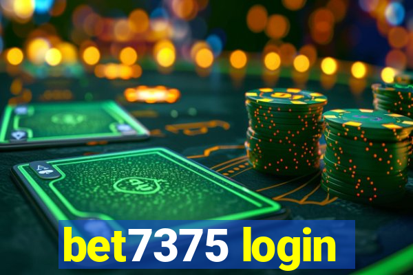 bet7375 login