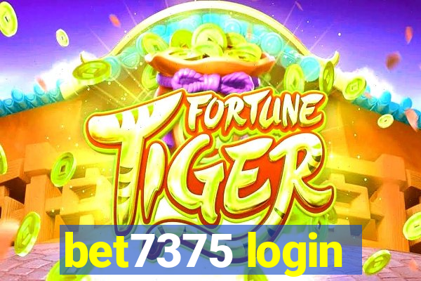 bet7375 login