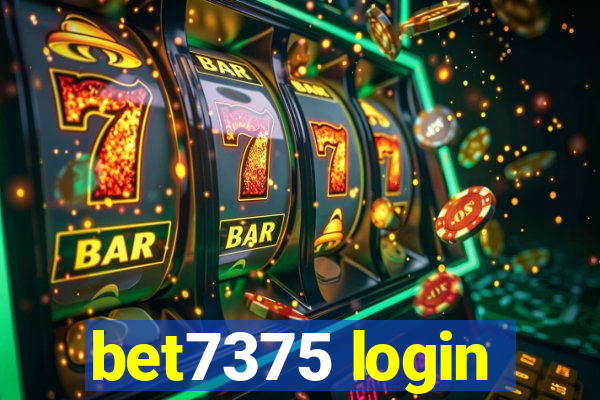 bet7375 login