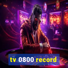 tv 0800 record