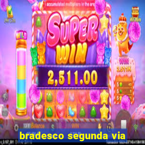 bradesco segunda via