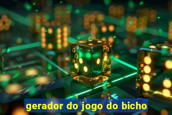 gerador do jogo do bicho