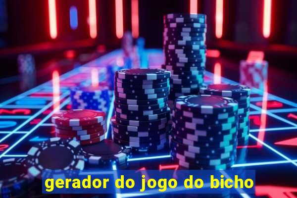 gerador do jogo do bicho